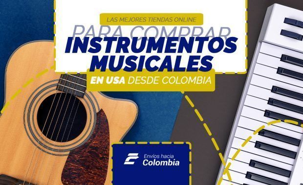 portada de artículo de blog con foto de una guitarra acústica clásica y un teclado