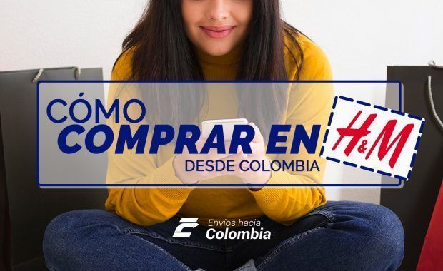 bogotana comprando en H&M en la tienda online de estados unidos